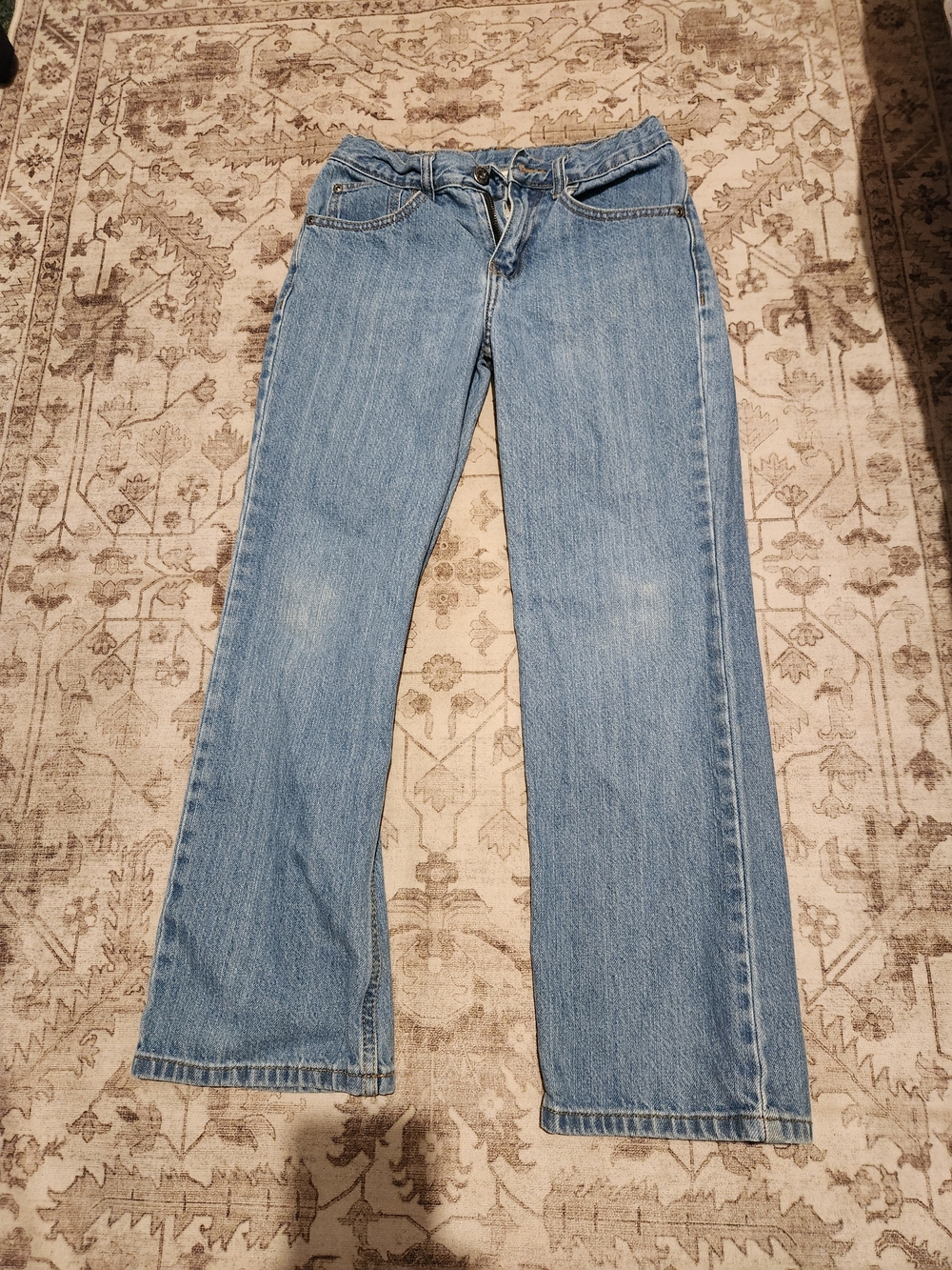 Faded Glory Light Blue Straight-Leg Kids Jeans